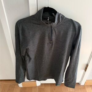 Marine Layer Charcoal Zip-Up Sweater